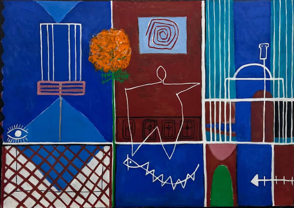 Sally Gordon, Marigold On The Balcony, 2024