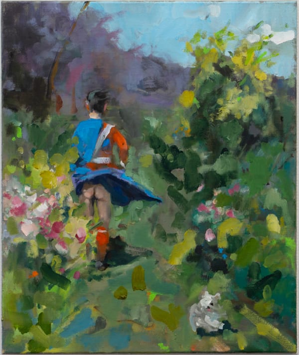 Endre Aalrust A Sudden Gust of Wind, 2025 Oil on Canvas 60 x 50 cm