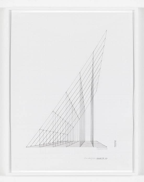 Channa Horwitz, Structure for Wing, 1979/2011