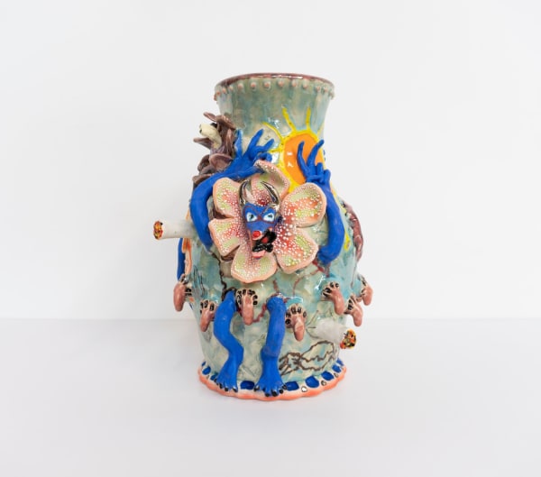 Sharif Farrag, Ice Blue Coyote Jug, 2019