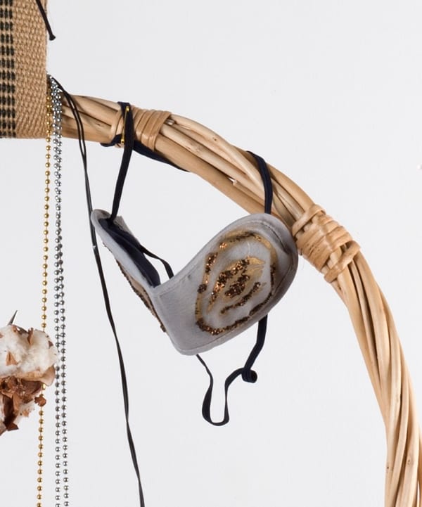 Ingrid Luche, Accessory (Air France Sleeping Mask), 2018