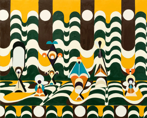 Farah Atassi, Psychedelic Setting 3, 2017