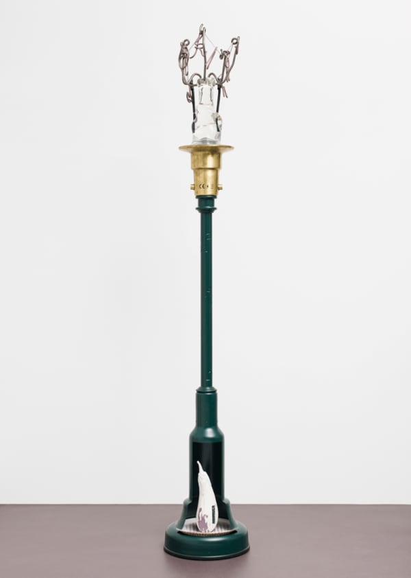 Magali Reus, Candlesticks (Blacklight Tamatar) (Aubergine), 2022