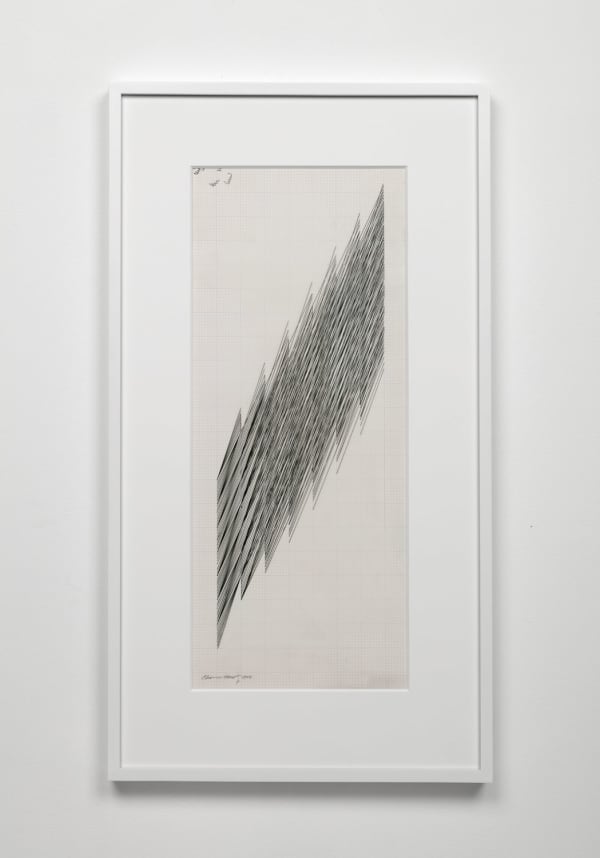 Channa Horwitz, Angle Structure, 1980