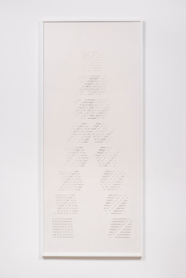 Channa Horwitz, Slices Top to Bottom, 1975