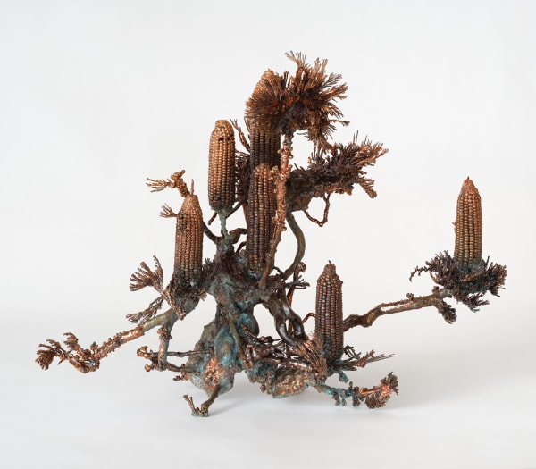 Max Hooper Schneider, Dendrite Bonsai (Corn), 2023