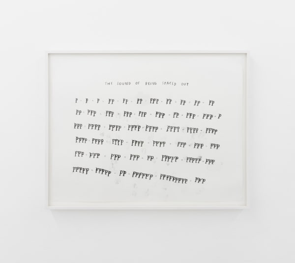 Christine Sun Kim, The Sound of Being Spaced Out, 2016