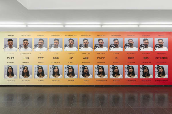 Christine Sun Kim and Thomas Mader, Find Face, 2021