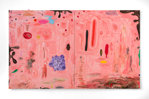 Victor Estrada, PINK LANDSCAPE/LA MARIPOSA ROSA, 2023