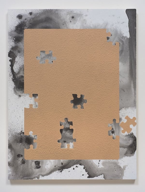 Sayre Gomez, Untitled Painting with Puzzle Motif, II, 2014