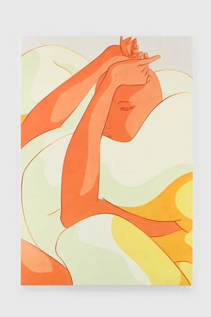 Ivy Haldeman, Colossus, Forearms Up, One Eye, Hands Hold Do (Coiffure), 2021