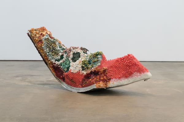 Kathleen Ryan, Bad Melon (Moldy Slice), 2020