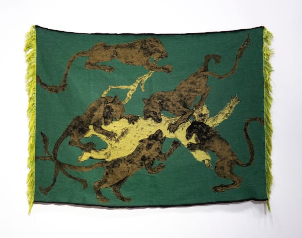 Candice Lin, Papaver Somniferum (Tapestry), 2019