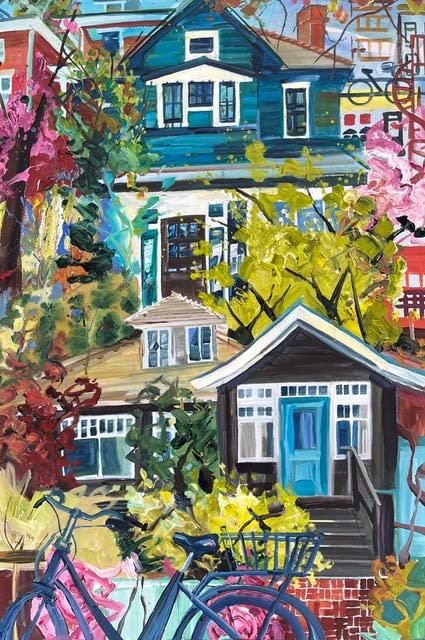 Jill Thomson, Bicycle Garden 3