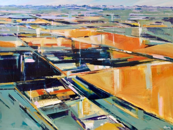 Verne Busby, Looking NW over Cayley AB