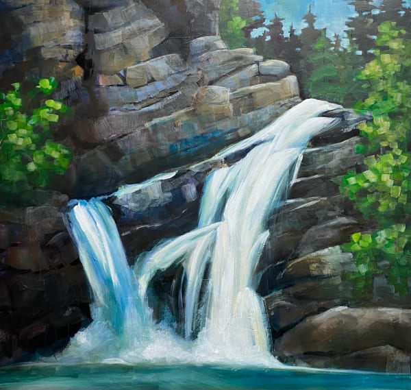 Connie Geerts, Cameron Falls - Waterton, AB