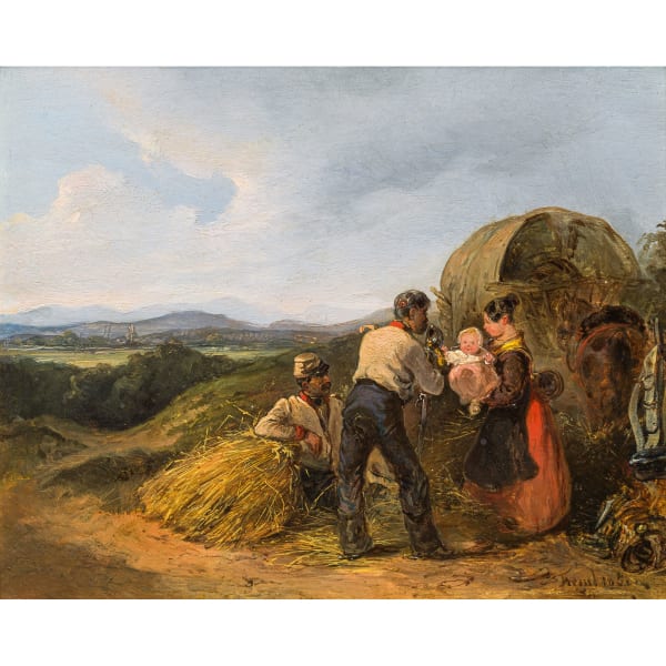 Friedrich Treml, Im Soldatenlager, 1851