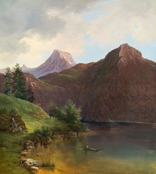 Franz Steinfeld, Partie vom Hallstätter See, 1833
