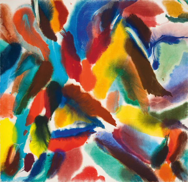 Wolfgang Hollegha "Madrid", 1986 Öl auf Leinwand 250 x 260 cm rechts unten signiert: "Hollegha"