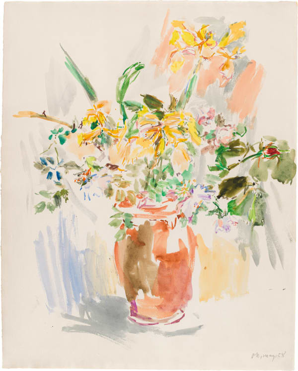 Oskar Kokoschka, Blumenstillleben, 1958