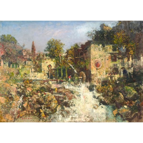 Robert Russ, Mühle bei Arco, um 1918