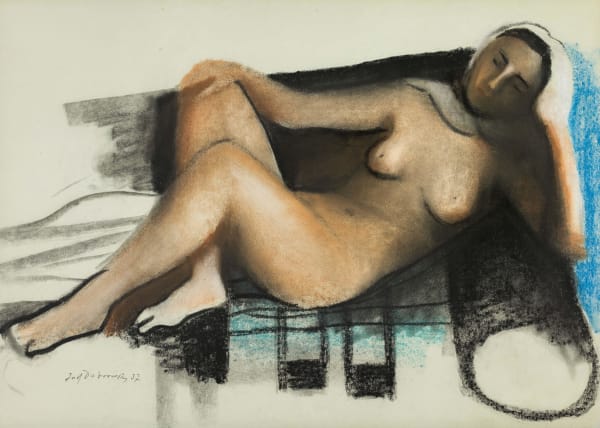 Josef Dobrowsky, Liegender Akt, 1937
