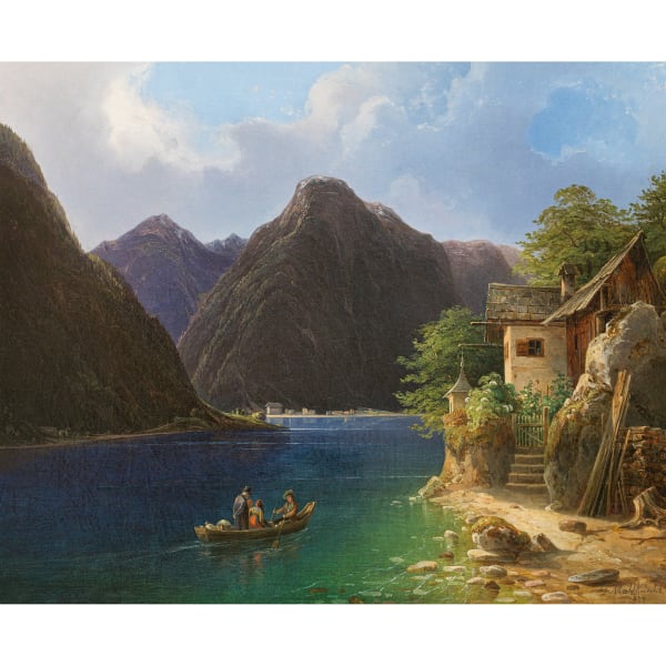 Edmund Mahlknecht, Hallstättersee, 1844