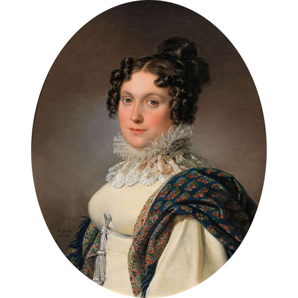 Johann Peter Krafft, Porträt einer eleganten Dame, 1820