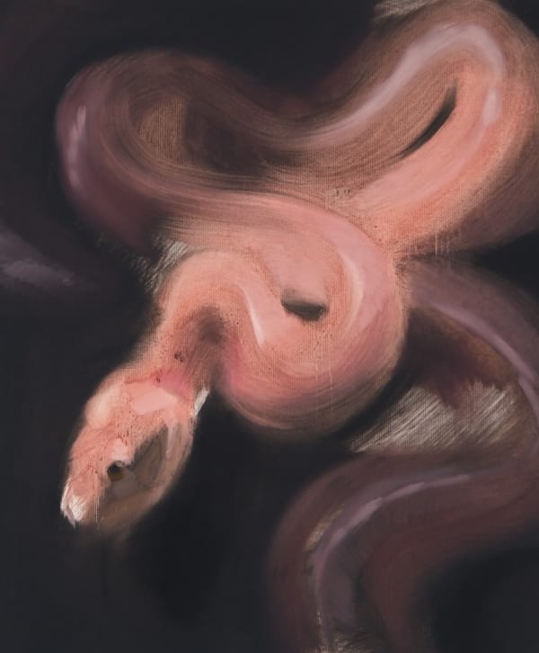 Bianca Regl Time is made from honey slow and sweet, 2025 Öl auf Leinwand 43 x 36 cm