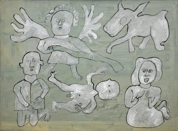 Oswald Oberhuber, o.T. (Weihnachtsbild), 1983