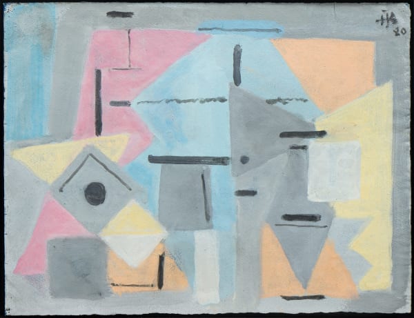 Hans Joachim Breustedt, Abstrakte Komposition, 1980