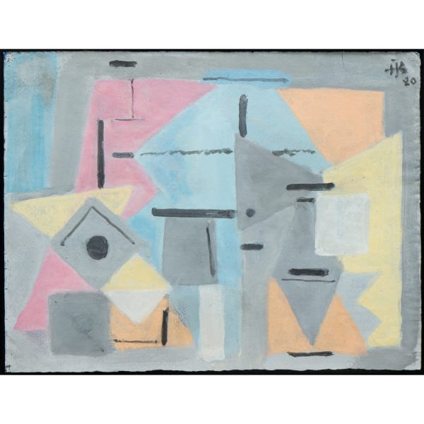 Hans Joachim Breustedt, Abstrakte Komposition, 1980