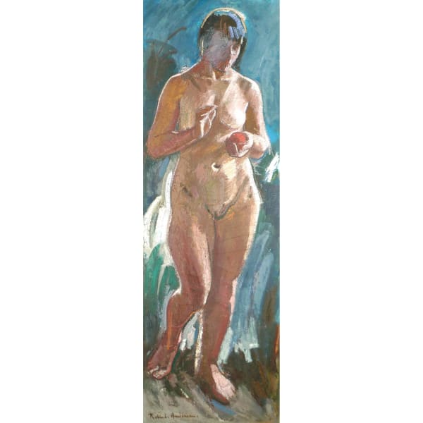 Robin Christian Andersen, Weiblicher Akt (Eva mit dem Apfel), um 1930