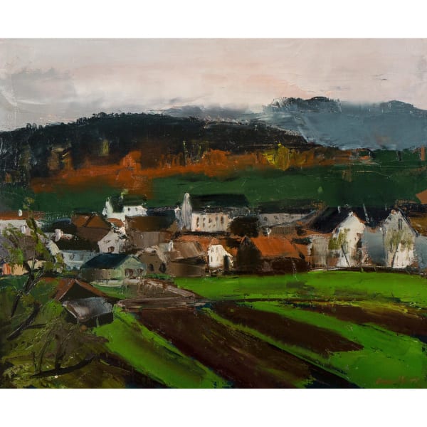 Sergius Pauser, Dorflandschaft, 1932