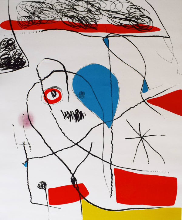 JOAN MIRÓ, Composition IV, from: The Pine Tree of Formentor, 1976