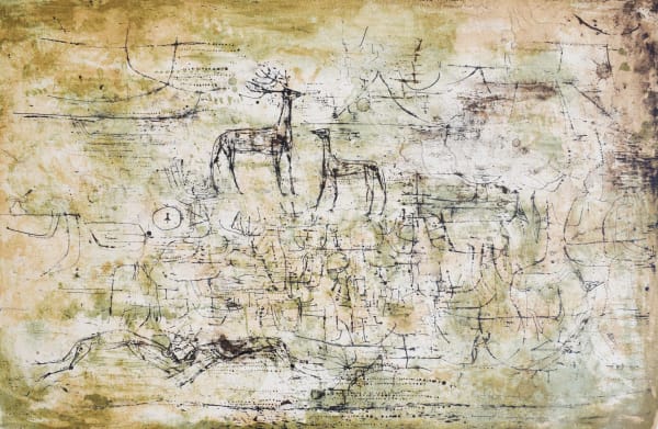 ZAO WOU-KI, Deer | Les cerfs, 1952