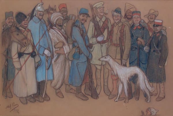 ABEL PANN, Soldiers in World War I, 1913