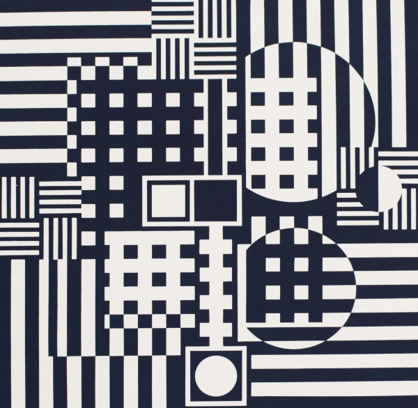 VICTOR VASARELY, Pleïone, from: The Discourse on Method | Pleïone: Le discours de la méthode, 1969