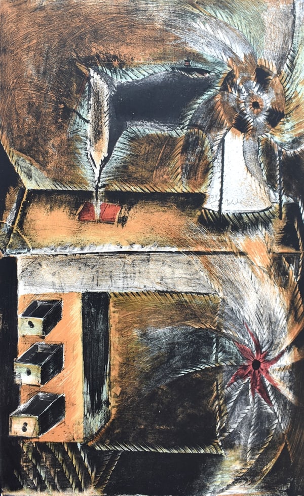 FRANCISCO TOLEDO, Untitled, from: 12th Anniversary Galeria Joan Prats 1976-88 Portfolio, 1988