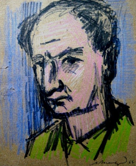 MEIR AXELROD, Self Portrait, 1965
