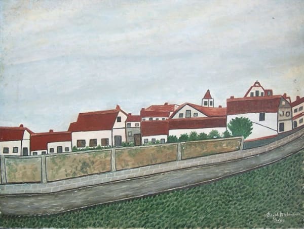 DAVID RADOVANITZ, Village in the Spring, 1968