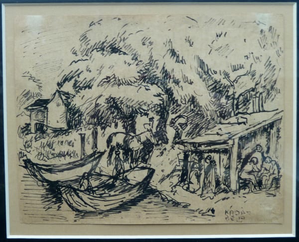 BÉLA KÁDÁR, On the River Banks