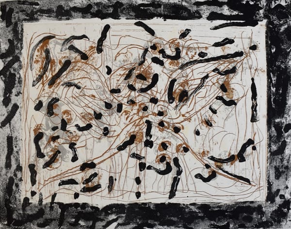 JEAN PAUL RIOPELLE, Composition 1, from: Marrying Flies | Les mouches à marier, 1985
