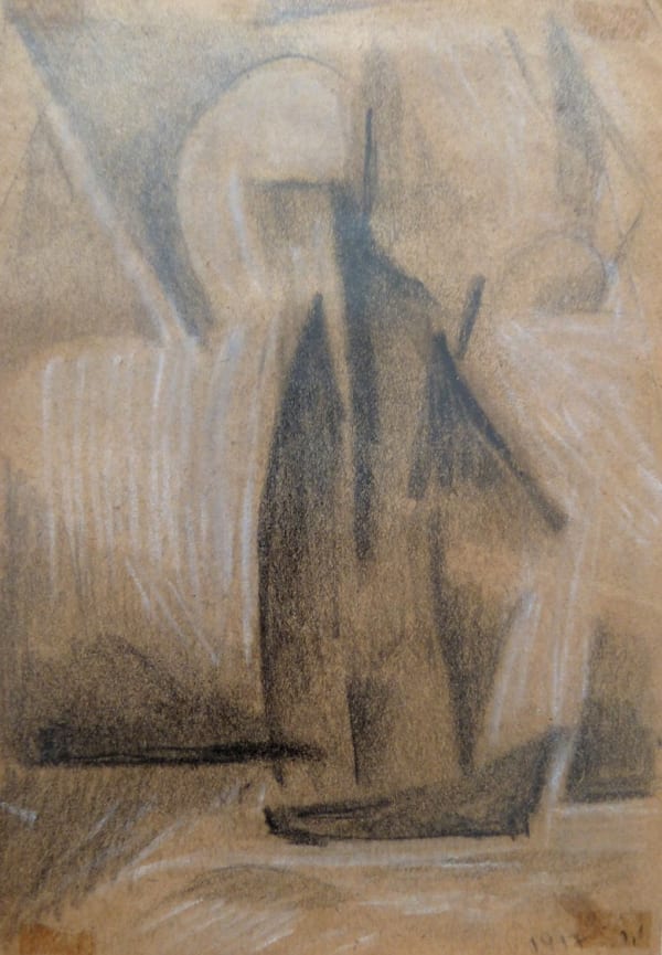 ISSACHAR RYBACK, Boat and Sun, 1917