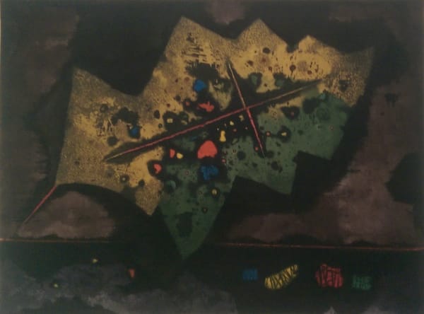 MORDECHI ARDON, Leaf with the Cross, 1971