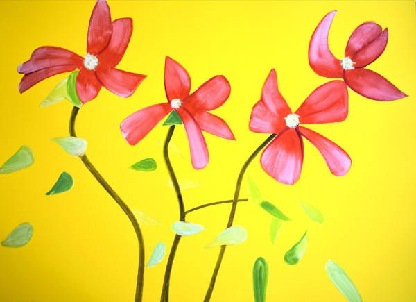 ALEX KATZ, Red Dogwood I, from: Flowers Portfolio, 2021
