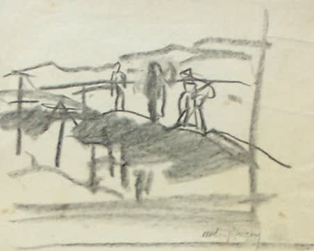 LASZLO MEDNYANSZKY, Landscape Sketch