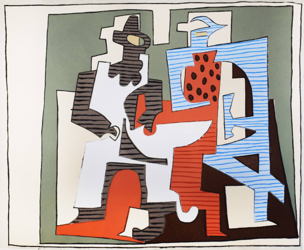 PABLO PICASSO (After), Pierrot and Harlequin, from: Ten Pochoirs | Pierrot et arlequin: Dix pochoir, ca. 1920