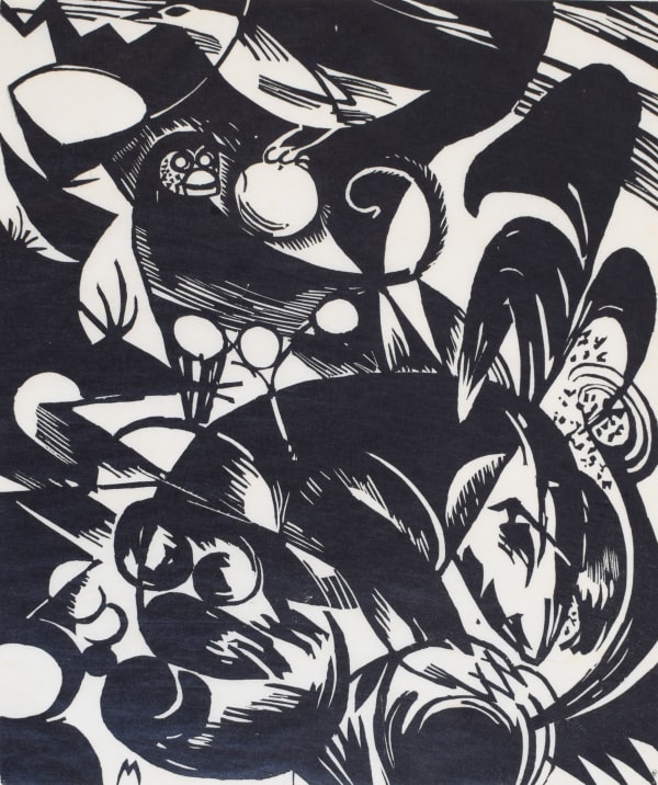 FRANZ MARC, Creation I | Schöpfungsgeschichte I, 1914