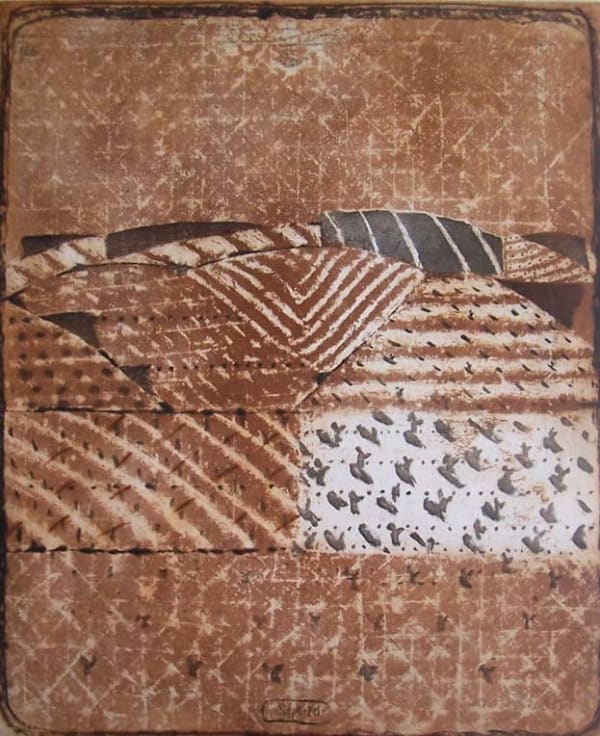 BRIGITTE COUDRAIN, Brown Landscape, 1970, 1970